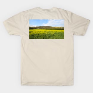 Rapeseed Field by the Hills T-Shirt